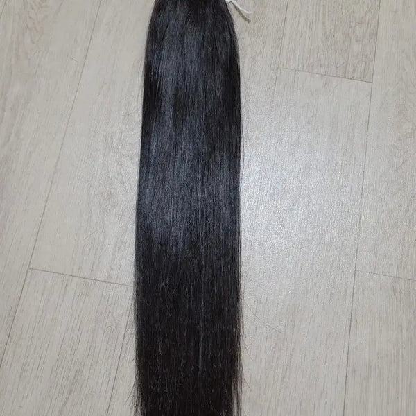 [BUNJANG] 18-inch Natural Hair Tape-In Extensions (200 Strands) / 붙임머리 노팁천연모 18인치 200가닥