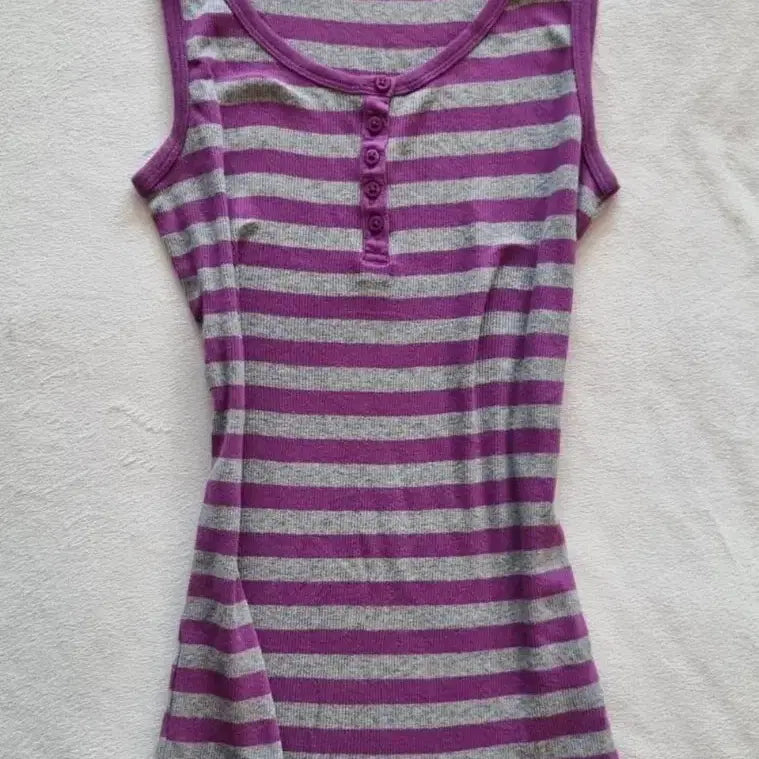 [BUNJANG] Vintage Y2K Mori Girl Striped Camisole / 빈티지 y2k 모리걸 스트라이프 나시