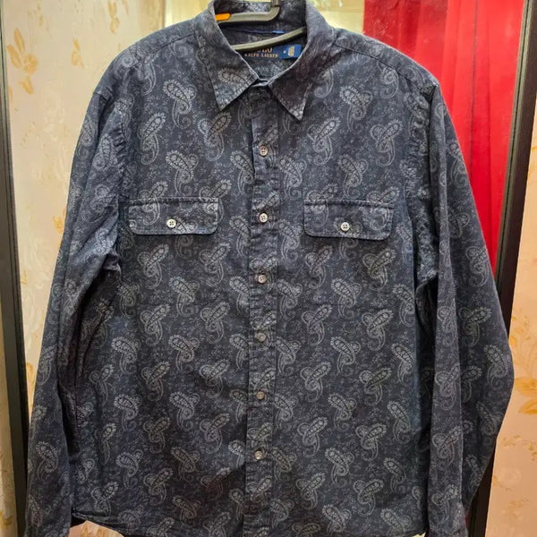 [BUNJANG] Polo Ralph Lauren Paisley Pattern Shirt - Size M / 7/63 폴로 랄프로렌 페이즐리 패턴 셔츠 M
