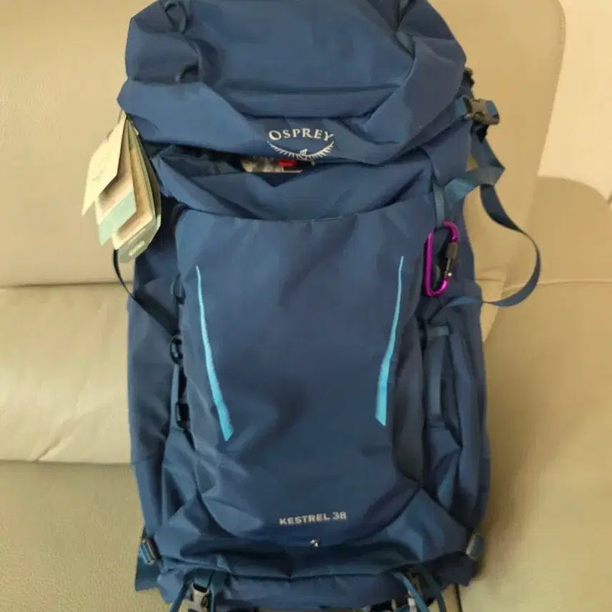 [BUNJANG] Osprey Kestrel 38 Backpack Navy / 오스프리 KESTREL 38 백팩 네이비