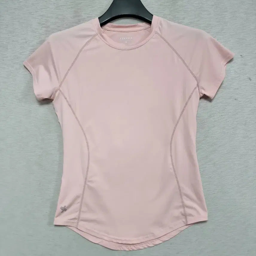 [BUNJANG] XEXYMIX Women's Short-Sleeve T-Shirt - Pink, Size M / 젝시믹스 헬스 요가 핑크 반팔 여성 M사이즈ㅡ0421