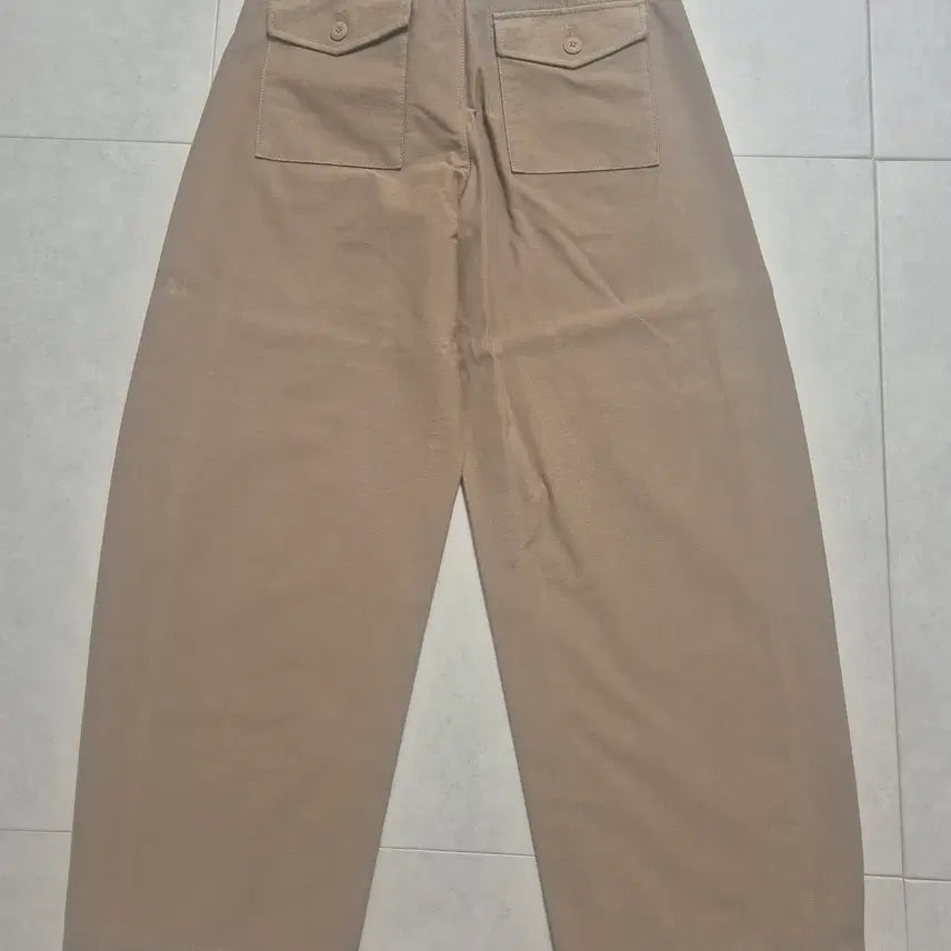 [BUNJANG] Uniqlo Jersey Barrel Leg Pants Beige (Women's L) / (새제품 women L) 유니클로 저지배럴레그팬츠 베이지