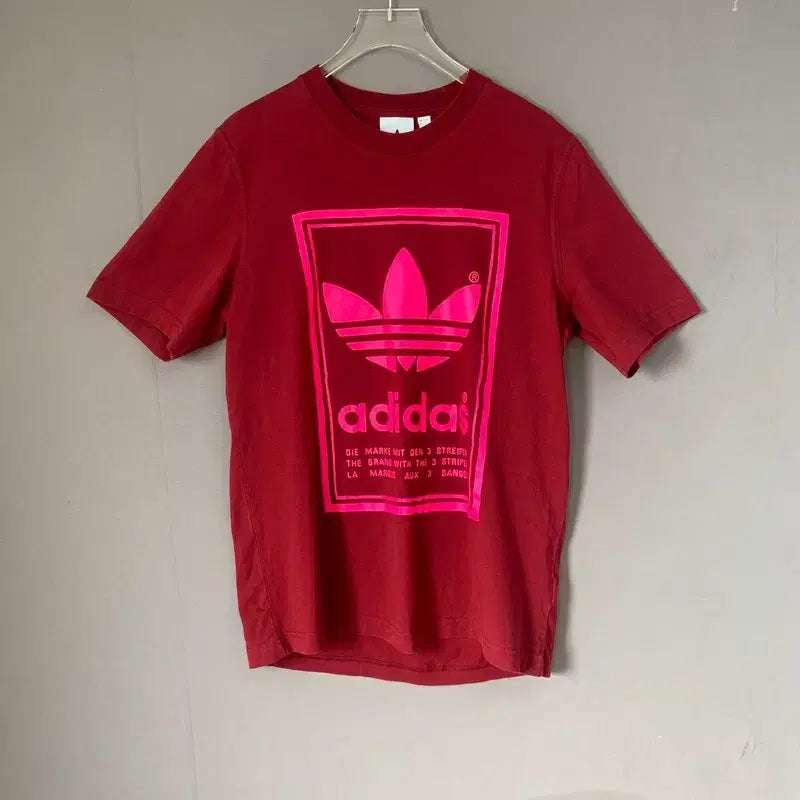 [BUNJANG] Adidas Vintage Logo Printing Short Sleeve T-Shirt / L 아디다스 빈티지 로고 프린팅 반팔티