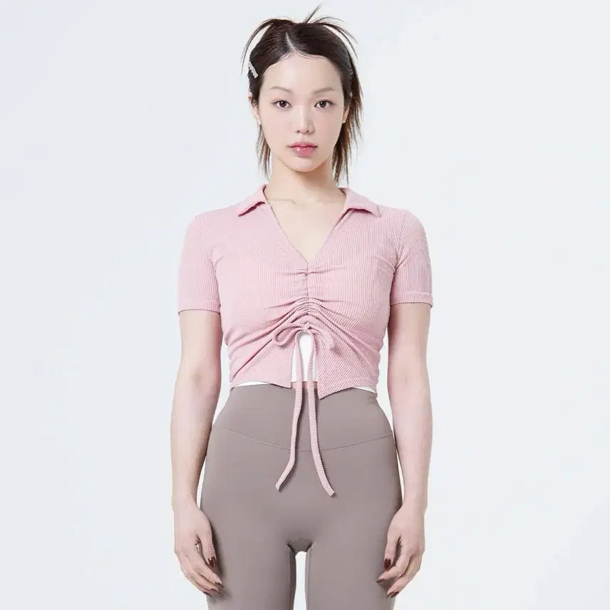 [BUNJANG] Conchiwear Collar T-shirt Short Sleeve Cover-up / 콘치웨어 카라티 반팔티 커버업 F