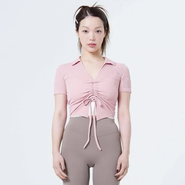 [BUNJANG] Conchiwear Collar T-shirt Short Sleeve Cover-up / 콘치웨어 카라티 반팔티 커버업 F