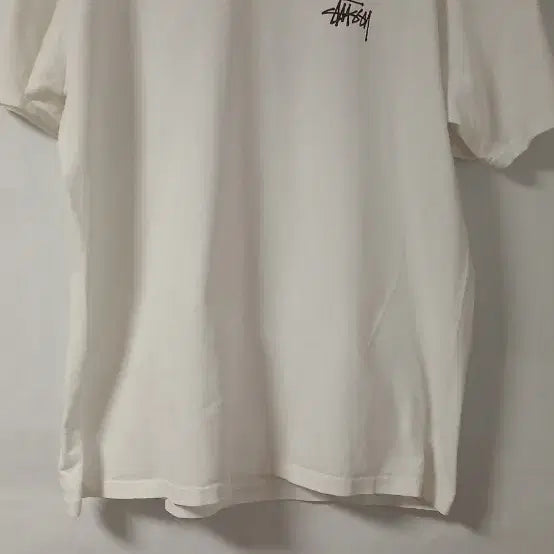 [BUNJANG] Stussy Logo T-Shirt White L / 스투시 반팔티 L 화이트