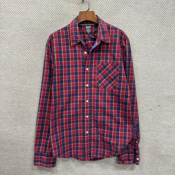 [BUNJANG] Tommy Hilfiger Checkered Shirt (M) / 타미힐피거 체크 셔츠 M D01527