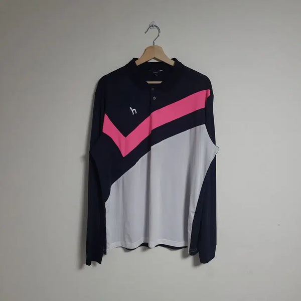 [BUNJANG] HAZZYS Long Sleeve Functional Collar T-Shirt XL / (105) HAZZYS 헤지스 긴팔 기능성 카라 티셔츠