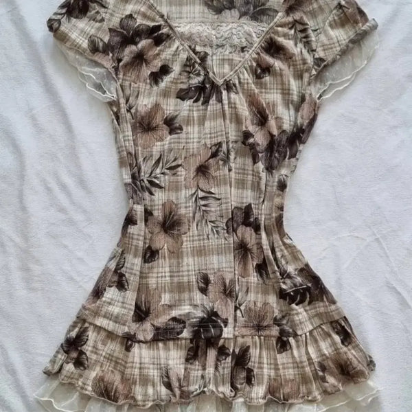 [BUNJANG] Vintage Mori Girl Hagumi T-Shirt / 빈티지 모리걸 하구미 티셔츠