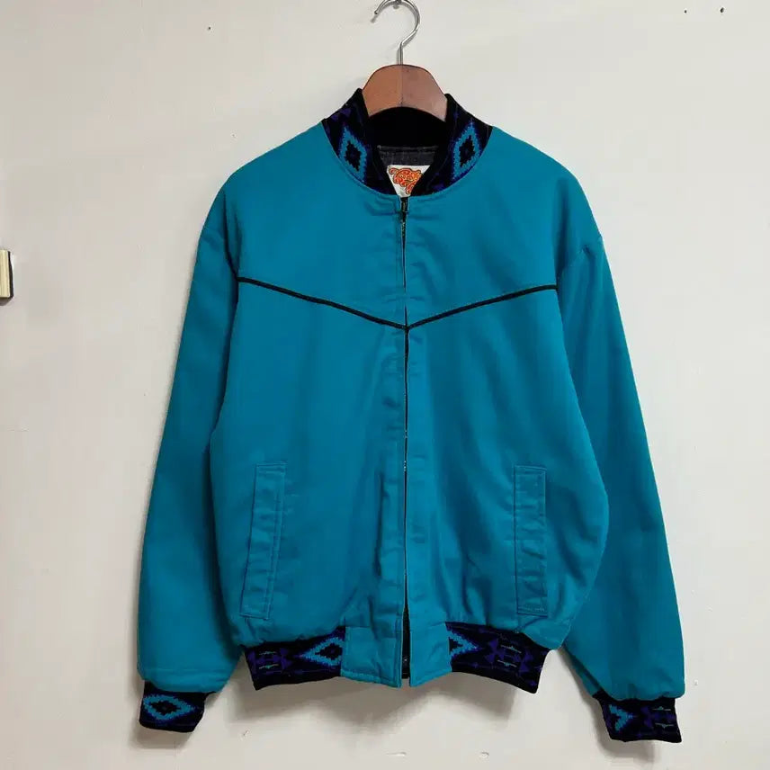[BUNJANG] Comfy Casuals Blanket Western Jacket Mint XL / 빈티지 Comfy Casuals 블랭킷 웨스턴자켓