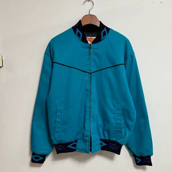 [BUNJANG] Comfy Casuals Blanket Western Jacket Mint XL / 빈티지 Comfy Casuals 블랭킷 웨스턴자켓