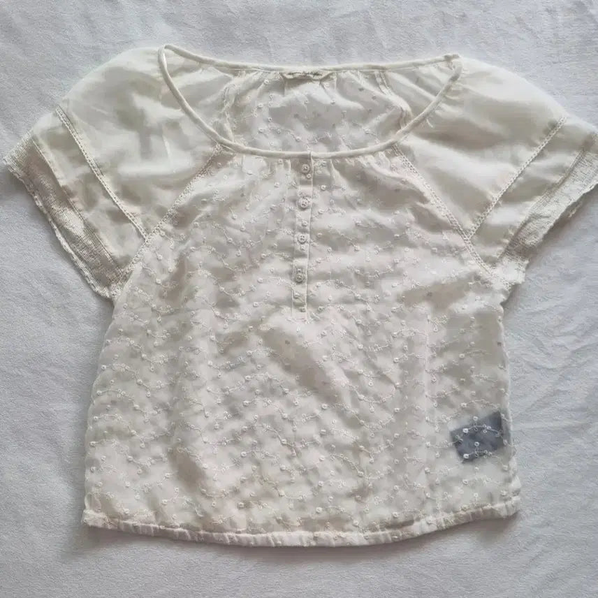 [BUNJANG] Vintage Mori Girl Oriental Top / 빈티지 모리걸 오리엔탈 탑