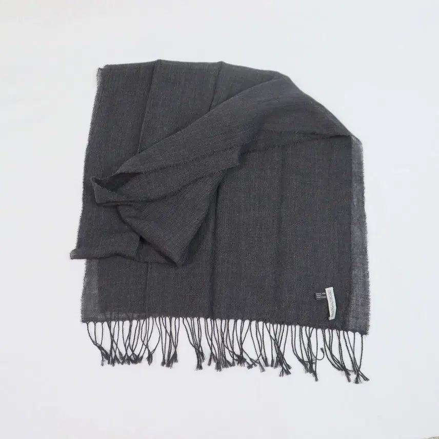 [BUNJANG] Emporio Armani Wool Stole Muffler Charcoal 170cm / EMPORIO ARMANI 울 스톨 머플러 차콜 170cm