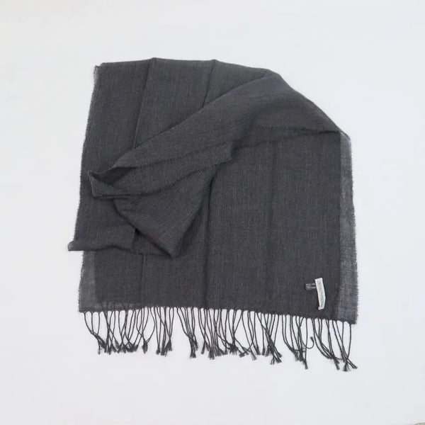 [BUNJANG] Emporio Armani Wool Stole Muffler Charcoal 170cm / EMPORIO ARMANI 울 스톨 머플러 차콜 170cm