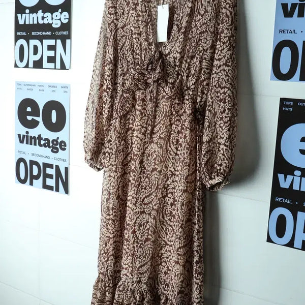 [BUNJANG] Zara Dress / W(L-XL) 자라 드레스 원피스 새상품 얇은소재 시원 우아-H34214