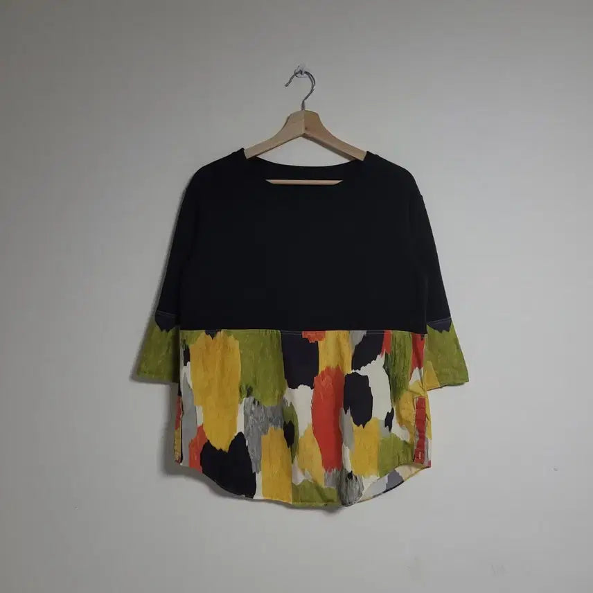 [BUNJANG] COS 7-Sleeve T-Shirt XS Black / (XS) COS 코스 7부 반팔 티셔츠