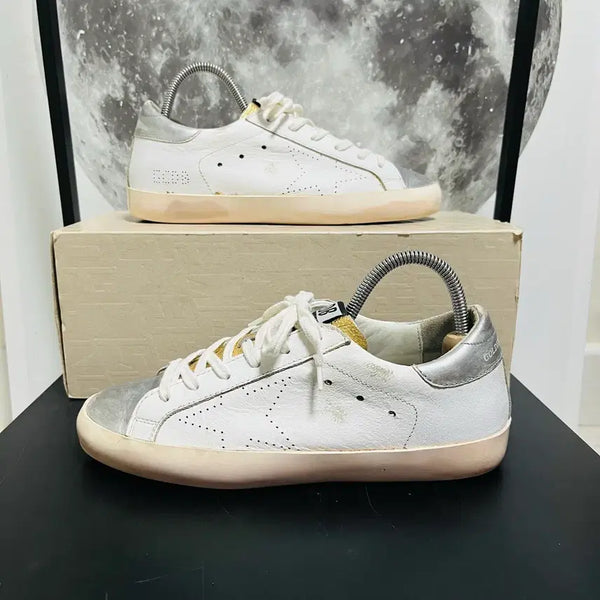 [BUNJANG] Golden Goose Silver Gold Sneakers Size 37 (235-240) / 정품 37) 골든구스 실버 골드 스니커즈 235~240