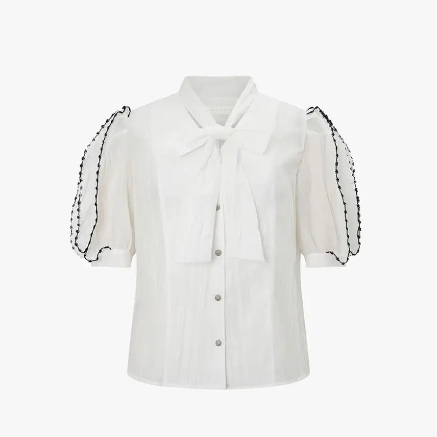 [BUNJANG] MICHAA Frill Blouse / 미/샤 프릴 블라우스