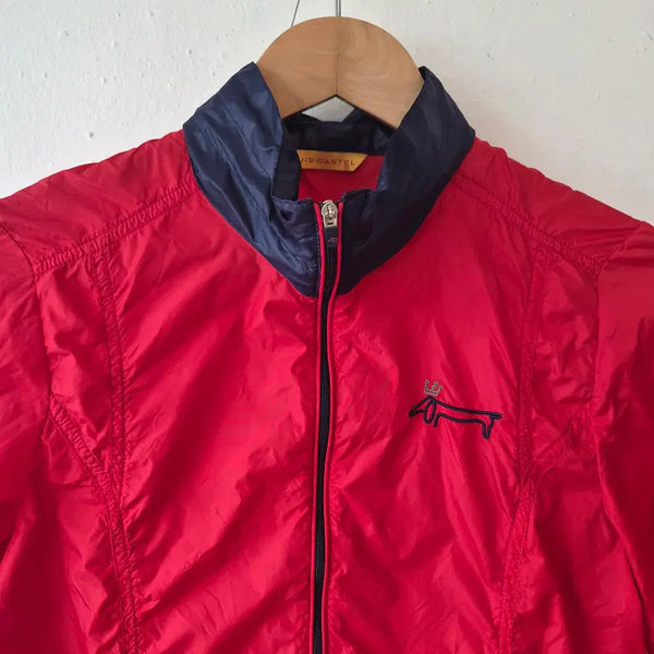 [BUNJANG] Louis Quatorze Women's Red Windbreaker Jumper Size 95 / 루이까스텔여성레드바람막이점퍼95사이즈