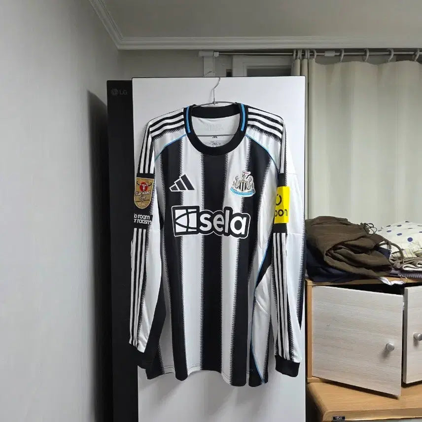[BUNJANG] Adidas Newcastle United 25/26 Long-Sleeve Jersey Voltemade #27 / 아디다스 뉴캐슬 25/26 긴팔 유니폼 볼테마데 3XL