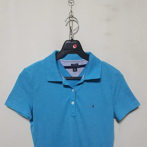 [BUNJANG] Tommy Hilfiger Women's Short Sleeve T-Shirt XS Blue / 0916) 타미힐피거 여성 반팔티셔츠 XS