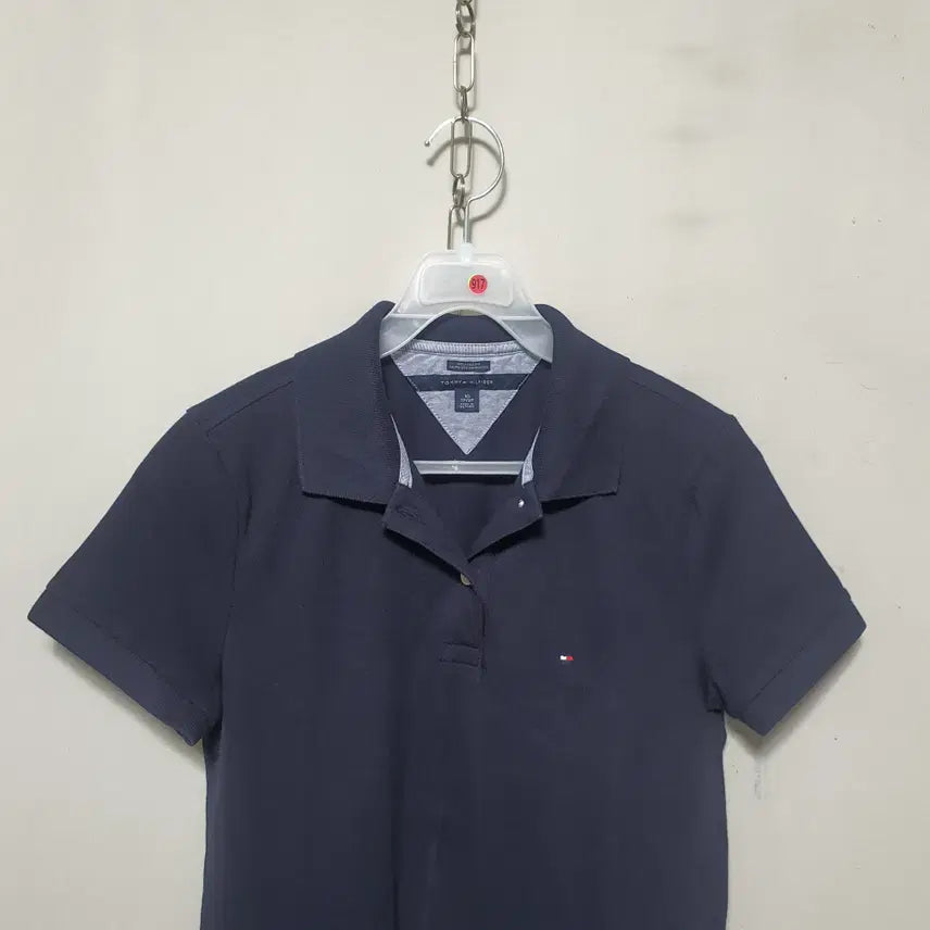 [BUNJANG] Tommy Hilfiger Women's Short Sleeve T-Shirt Navy XS / 0917) 타미힐피거 여성 반팔티셔츠 XS