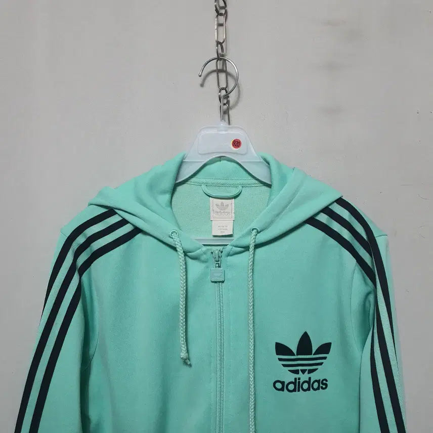 [BUNJANG] Adidas 90s Mint Hoodie / 0920) 아디다스 90s 민트 후드집업 100