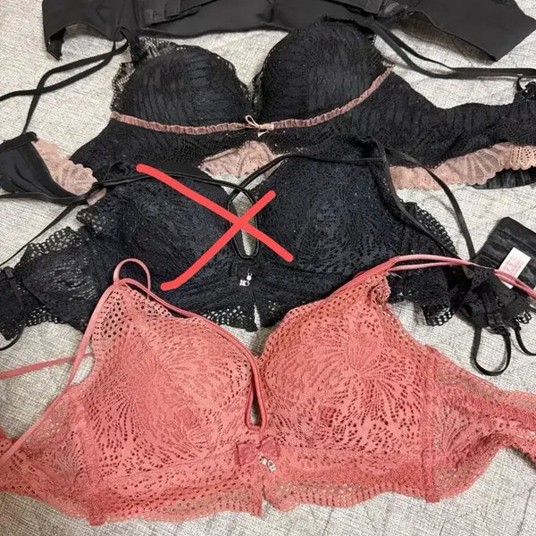 [BUNJANG] Lace Padded Bra / 레이스뽕브라