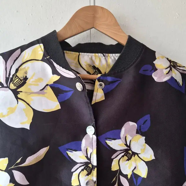 [BUNJANG] Fendi Flower Blouson Jumper M / Fendi펜디플라워블루종점퍼M사이즈
