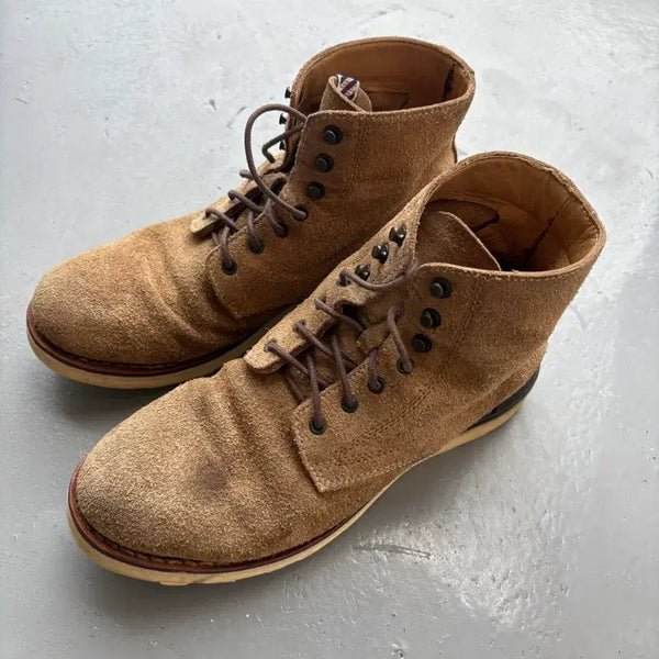 [BUNJANG] Visvim Virgil Suede Boots Light Brown 270 / 비즈빔 부츠 버질 라이트브라운 270