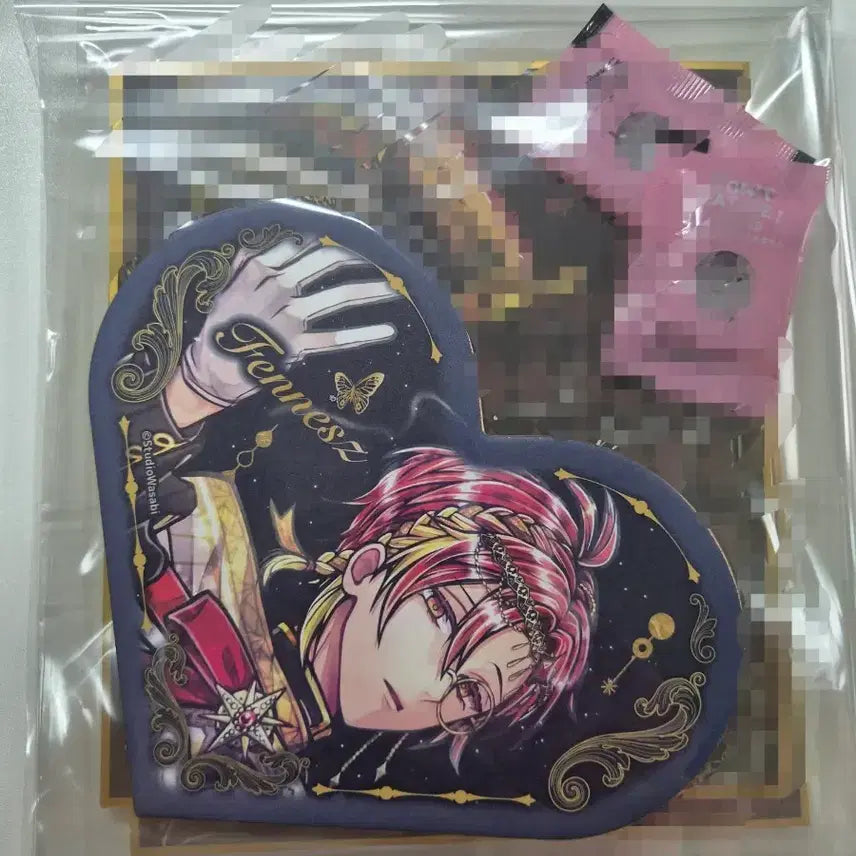 [BUNJANG] Akuneko "The Devil Butler & Black Cat" Fenes Heart Shikishi / 아쿠네코 악마 집사와 검은 고양이 페네스 하트 색지