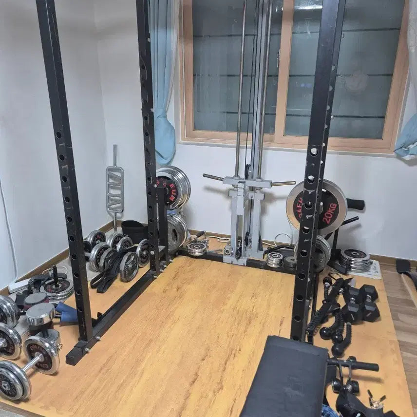 [BUNJANG] Powertec Home Gym Rack Set / 파워렉 홈짐