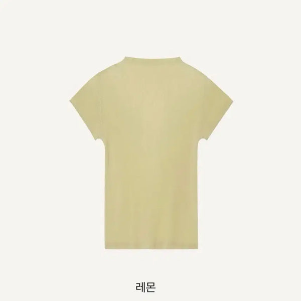 [BUNJANG] Pleats Top Mist Top Lemon / 플리츠탑 미스트탑 레몬 새상품