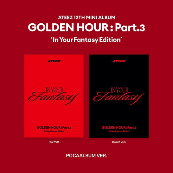 [BUNJANG] ATEEZ GOLDEN HOUR : Part.3 'In Your Fantasy' Black (Sealed) / 에이티즈 골든아워 파트 3 인 유어 판타지 미개봉 새상품 - 블랙
