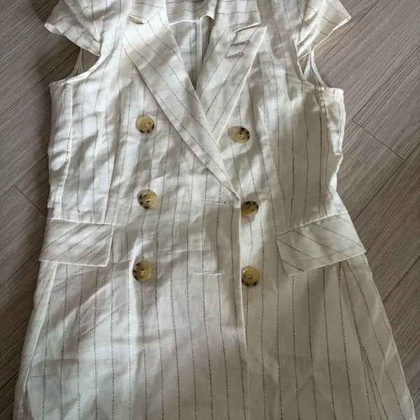 [BUNJANG] Double Striped Jacket / 단가라 더블 자켓 에이블리 무신사