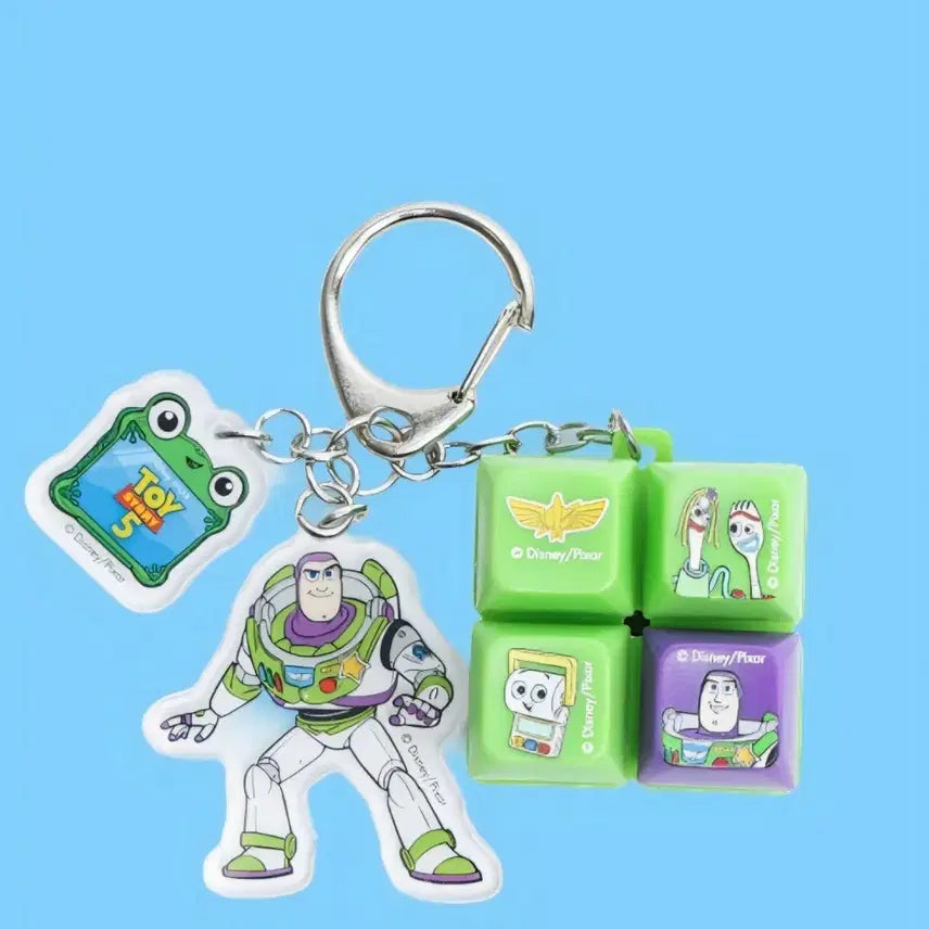 [BUNJANG] Toy Story 5 Buzz Lightyear Keycap Keychain / 토이스토리5 키캡 키링 버즈