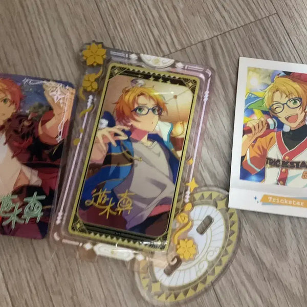[BUNJANG] Ensemble Stars Makoto Acrylic Stand, YusaCorotta, and Photocard Set / 앙상불 스타즈 마코토