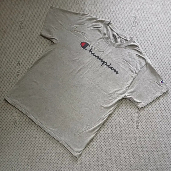 [BUNJANG] Champion T-Shirt Beige / 챔피온 반팔 티셔츠 베이지