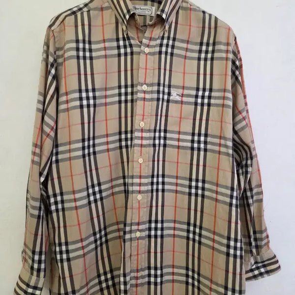 [BUNJANG] Burberry Check Cotton Shirt / 버버리 체크 셔츠
