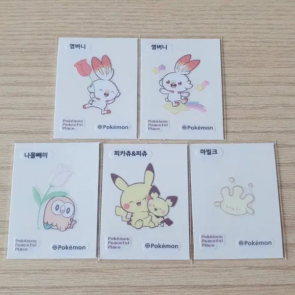 [BUNJANG] Pokemon Pocket Monster Stickers / 포켓몬 포켓피스 띠부씰