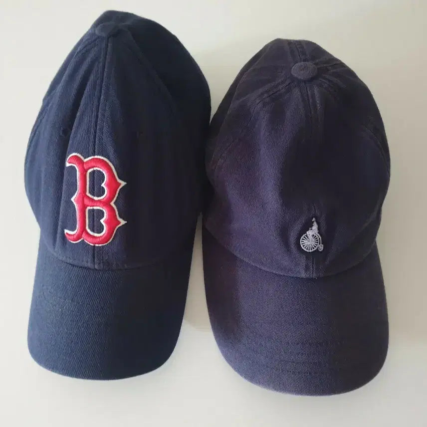 [BUNJANG] MLB & Beanpole Navy Ball Cap Bundle Set / 엠엘비 빈폴 네이비볼캡 일괄