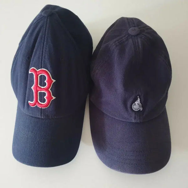 [BUNJANG] MLB & Beanpole Navy Ball Cap Bundle Set / 엠엘비 빈폴 네이비볼캡 일괄