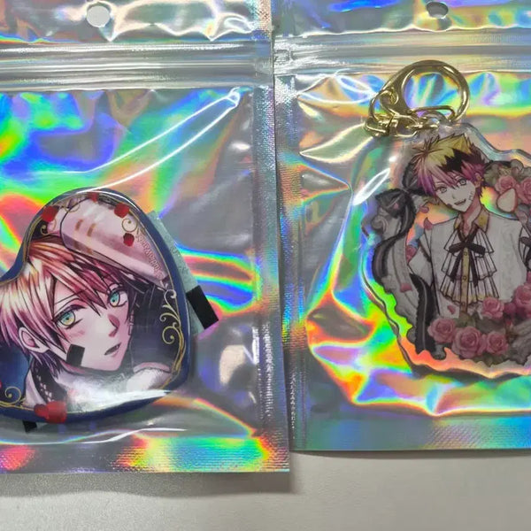 [BUNJANG] Akuneko "The Devil Butler and the Black Cat" Rono Acrylic Charm / 아쿠네코 악마 집사와 검은 고양이 로노 캔뱃지 오타스케 아크릴 키링