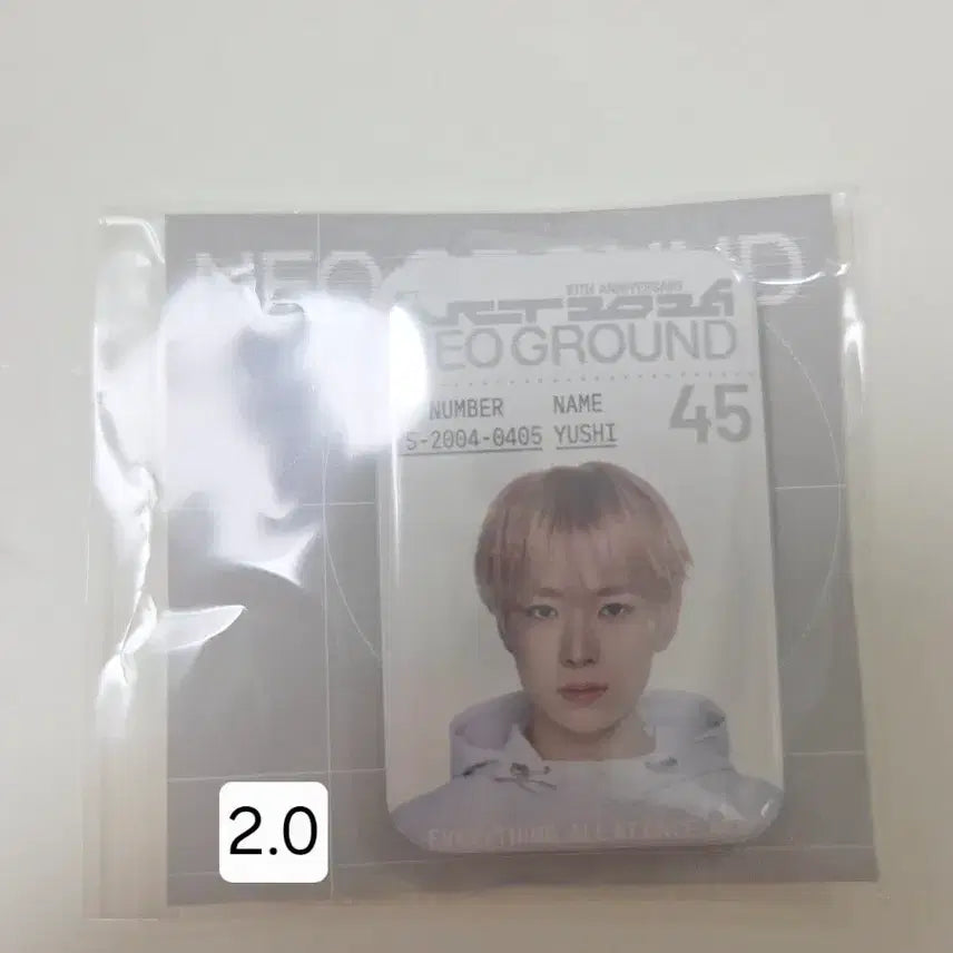 [BUNJANG] NCT WISH Yushi Neo Ground Metal Badge / 엔시티위시 유우시 네오그라운드 메탈 뱃지