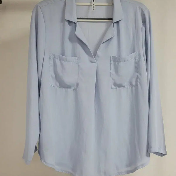 [BUNJANG] FIRST J Sora Pocket Blouse / FIRST J 소라 포켓 블라우스