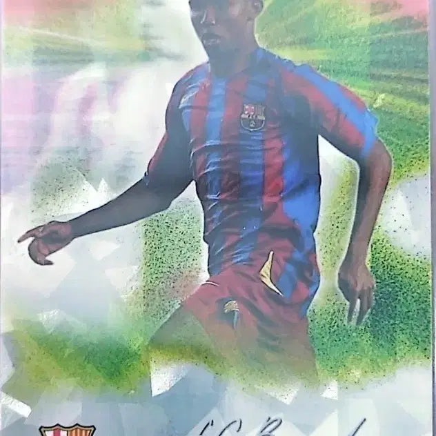[BUNJANG] Topps Samuel Eto'o Limited Edition Card 25/25 / 탑스 사무엘에투 25한정 카드 25/25 탑로더 보관