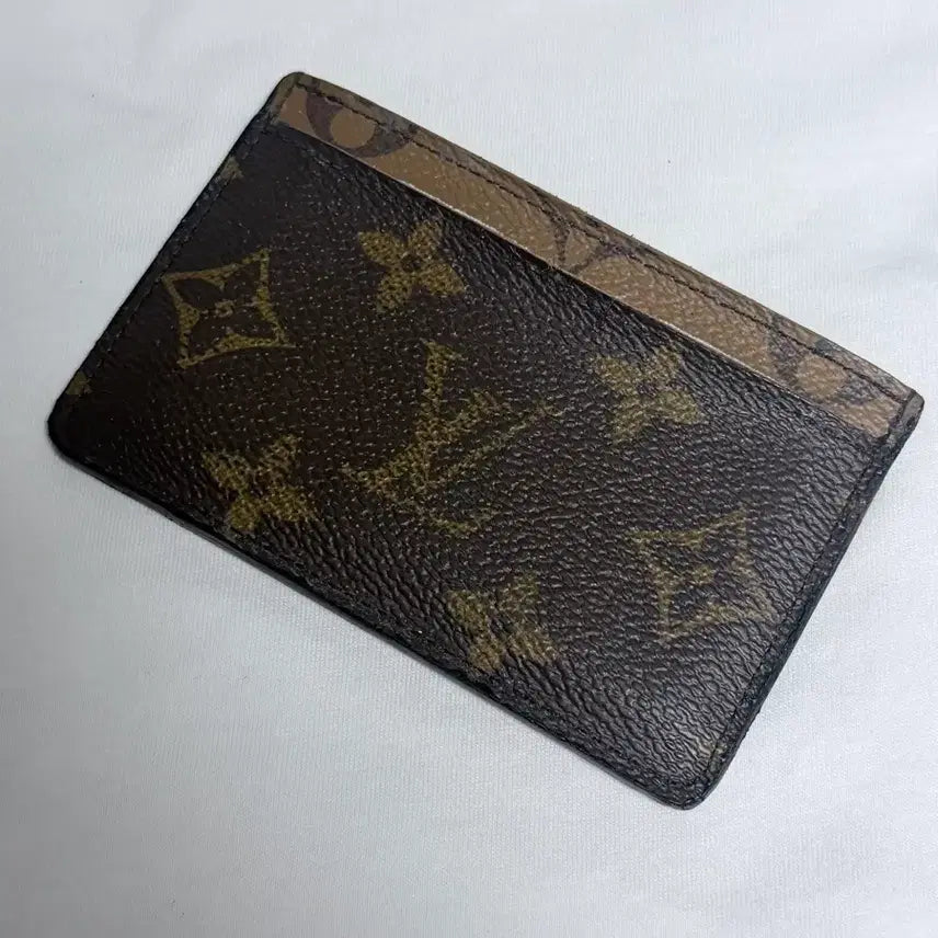 [BUNJANG] Louis Vuitton Monogram Reverse Card Holder / 루이비통 모노그램 리버스 카드지갑