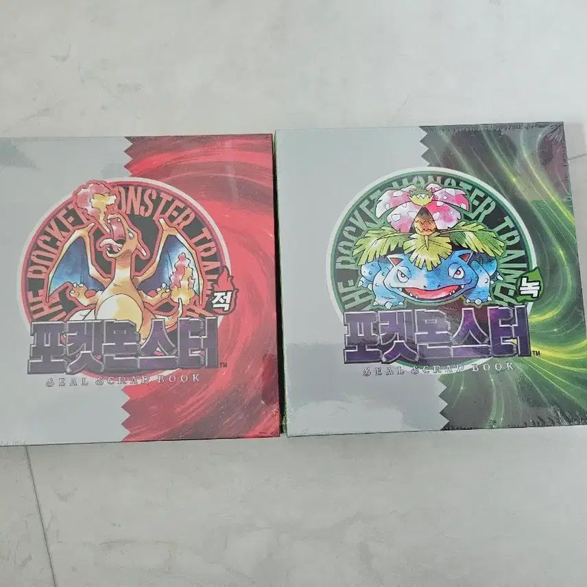 [BUNJANG] Pokemon Charizard, Venusaur, Mew, Mewtwo Sealed Sticker Books Set / 포켓몬 리자몽 이상해꽃 씰북,  뮤 뮤츠 미개봉 4종 판매