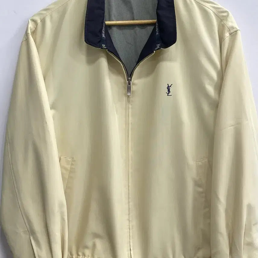 [BUNJANG] Vintage YSL 90s Genuine Swing Jacket Windbreaker (L Recommended) / [L추천/유일매물] 90s 정품 빈티지 입생로랑 스윙 자켓 바람막이