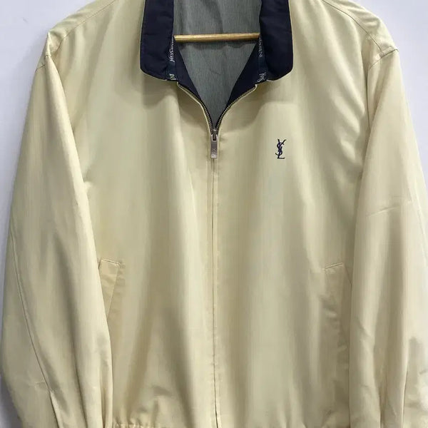 [BUNJANG] Vintage YSL 90s Genuine Swing Jacket Windbreaker (L Recommended) / [L추천/유일매물] 90s 정품 빈티지 입생로랑 스윙 자켓 바람막이
